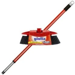 MAURY'S GIULIA SCOPA CON MANICO ALLUNGABILE RINFORZATO E BORDI SALVAMOBILI PER INTERNI -Pulizia Del Giardino 17079260 3