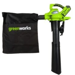 Soffiatore Aspiratore GD40BVK4 Completo Di Batterie E Caricabatteria - GreenWorks