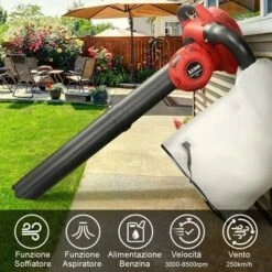 Aspiratore Per Foglie Trituratore E Soffiatore A Scoppio 8500rpm Aspirafoglie 10 Aspiratore Per Foglie Trituratore E Soffiatore A Scoppio 8500rpm Aspirafoglie -Pulizia Del Giardino 17813236 4