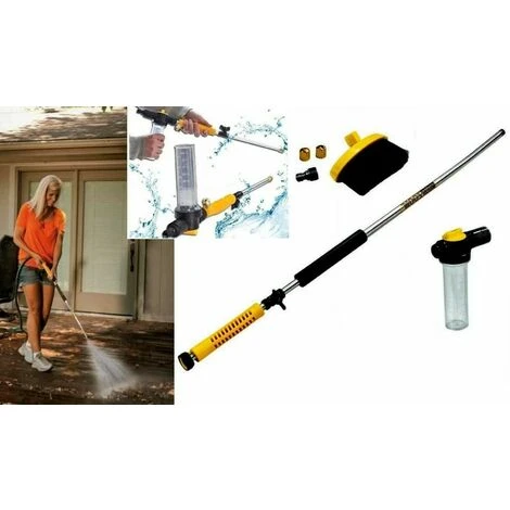 IDROPULITRICE ALTA PRESSIONE LANCIA WATER PULISCI GIARDINO AUTO ZOOM PULITORE 4 IDROPULITRICE ALTA PRESSIONE LANCIA WATER PULISCI GIARDINO AUTO ZOOM PULITORE - immagine 2