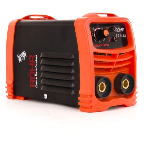 Saldatrice Inverter ROHR SMINI-140NI MMA 240V 140 Amp DC Ad Arco Saldatrice Portatile A Bastoncini- 1 Anno Di Garanzia 3 Saldatrice Inverter ROHR SMINI-140NI MMA 240V 140 Amp DC Ad Arco Saldatrice Portatile A Bastoncini- 1 Anno Di Garanzia