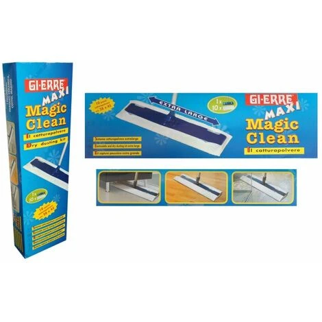 SCOPA CATTURAPOLVERE XXL+10PANNI+MANICO SMONT. 3 SCOPA CATTURAPOLVERE XXL+10PANNI+MANICO SMONT.