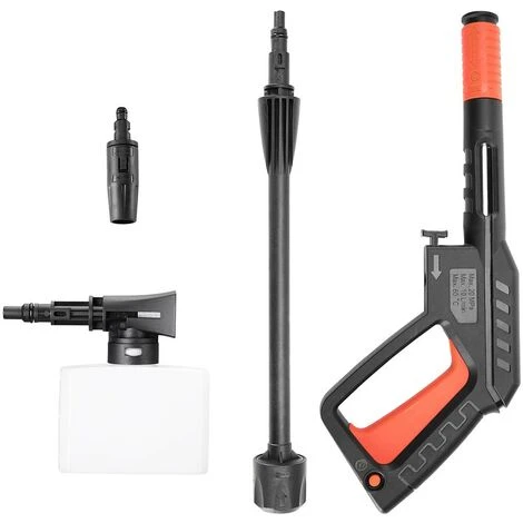 Idropulitrice Elettrica Acqua Fredda 1400W 105BAR Con Accessori E Lancia Getto 4 Idropulitrice Elettrica Acqua Fredda 1400W 105BAR Con Accessori E Lancia Getto - immagine 2