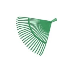 SCOPA P/FOGLIE IN PP VERDE 22D 43CM S/MANICO ATTACCO FILETTATO -PAPILLON