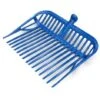 Forca Forcone Per Stalla Letame Cavalli 16 Denti Plastica Senza Manico Cm 31x42