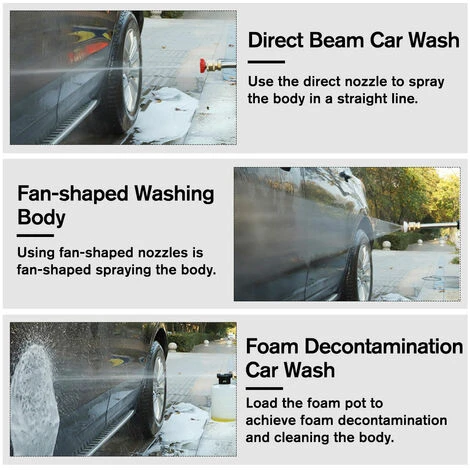 24V 2000mah Idropulitrice A Batteria Ad Alta Pressione Pistola Portatile Cordless Per Autolavaggio 7 24V 2000mah Idropulitrice A Batteria Ad Alta Pressione Pistola Portatile Cordless Per Autolavaggio - immagine 5