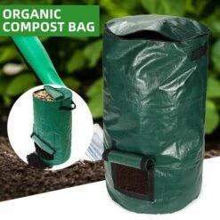 Borsa Per Compost Da Giardino, Cestino Da Giardino Pieghevole, Borsa Per Rifiuti In PE Verde, Strumento Per Compostare Da Giardino Fai-da-te, Borsa Da Giardinaggio Per Rifiuti Organici Ambientali, Bor 9 Borsa Per Compost Da Giardino, Cestino Da Giardino Pieghevole, Borsa Per Rifiuti In PE Verde, Strumento Per Compostare Da Giardino Fai-da-te, Borsa Da Giardinaggio Per Rifiuti Organici Ambientali, Bor -Pulizia Del Giardino 67411948 3