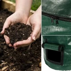 Borsa Per Compost Da Giardino, Cestino Da Giardino Pieghevole, Borsa Per Rifiuti In PE Verde, Strumento Per Compostare Da Giardino Fai-da-te, Borsa Da Giardinaggio Per Rifiuti Organici Ambientali, Bor 10 Borsa Per Compost Da Giardino, Cestino Da Giardino Pieghevole, Borsa Per Rifiuti In PE Verde, Strumento Per Compostare Da Giardino Fai-da-te, Borsa Da Giardinaggio Per Rifiuti Organici Ambientali, Bor -Pulizia Del Giardino 67411948 4