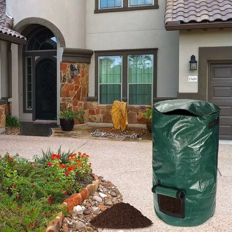 Borsa Per Compost Da Giardino, Cestino Da Giardino Pieghevole, Borsa Per Rifiuti In PE Verde, Strumento Per Compostare Da Giardino Fai-da-te, Borsa Da Giardinaggio Per Rifiuti Organici Ambientali, Bor 7 Borsa Per Compost Da Giardino, Cestino Da Giardino Pieghevole, Borsa Per Rifiuti In PE Verde, Strumento Per Compostare Da Giardino Fai-da-te, Borsa Da Giardinaggio Per Rifiuti Organici Ambientali, Bor - immagine 5