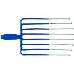 Forca Per Pietrisco Blinky Punta Piatta In Acciaio 9 Denti