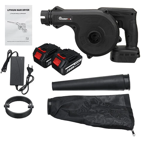 880W 2 In 1 Soffiatore Di Foglie Da Giardino Senza Fili Con 2 Batterie Soffiatore Aspiratore Elettrico Per Foglie Neve Polvere Leggera 7 880W 2 In 1 Soffiatore Di Foglie Da Giardino Senza Fili Con 2 Batterie Soffiatore Aspiratore Elettrico Per Foglie Neve Polvere Leggera - immagine 5