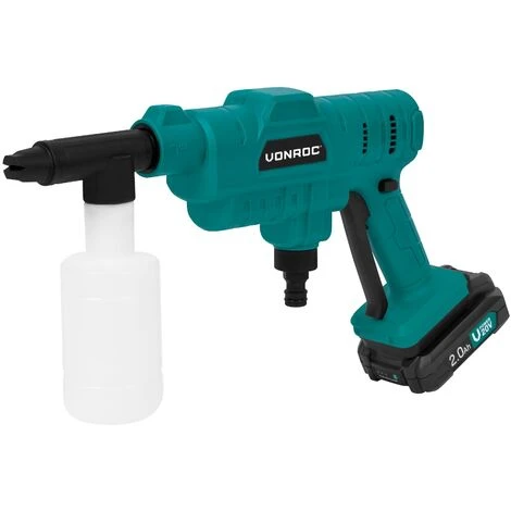VONROC Idropulitrice A Batteria 20V - 24 Bar - Accessori Inclusi - Batteria 2.0Ah E Caricatore Rapido Inclusi 5 VONROC Idropulitrice A Batteria 20V - 24 Bar - Accessori Inclusi - Batteria 2.0Ah E Caricatore Rapido Inclusi - immagine 3
