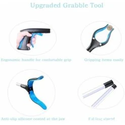 Strumento Di Presa, Raccoglitore Di Rifiuti Leggero E Maneggevole Extra Lungo Per La Raccolta Dei Rifiuti, Raccoglitore (blu ， 81 Cm) -Pulizia Del Giardino 71079948 5