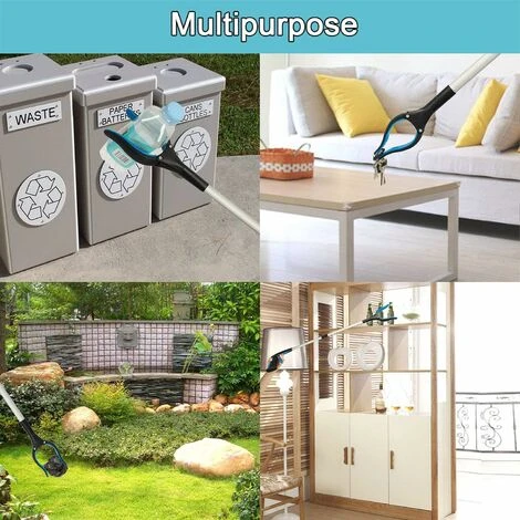 ZOLGINAH Strumenti Di Ripulitura, Morsetto Da 82 Cm Per Anziani, Extra Lungo, Leggero E Conveniente, Per Raccogliere Immondizia, Raccolta Rifiuti, Rifiuti Da Cortile 7 ZOLGINAH Strumenti Di Ripulitura, Morsetto Da 82 Cm Per Anziani, Extra Lungo, Leggero E Conveniente, Per Raccogliere Immondizia, Raccolta Rifiuti, Rifiuti Da Cortile - immagine 5