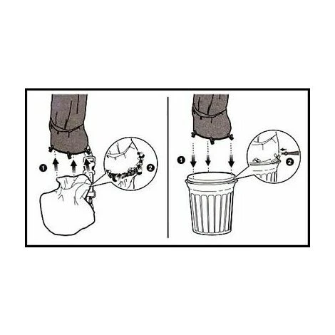 SACCO SACCHETTO DI RACCOLTA UNIVERSALE X ASPIRATORI DI FOGLIE 200 LITRI RYOBI 4 SACCO SACCHETTO DI RACCOLTA UNIVERSALE X ASPIRATORI DI FOGLIE 200 LITRI RYOBI - immagine 2