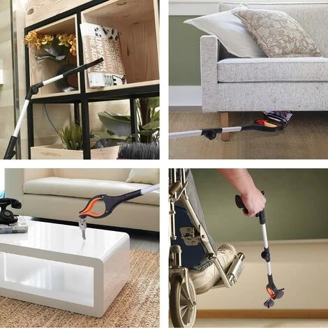 ENGINDOT Pinza Da Presa, Strumento Di Estensione Pieghevole A 180°, Pinza Telescopica Da 76 Cm, Pinza Magnetica In Gomma - RG01 7 ENGINDOT Pinza Da Presa, Strumento Di Estensione Pieghevole A 180°, Pinza Telescopica Da 76 Cm, Pinza Magnetica In Gomma - RG01 - immagine 5