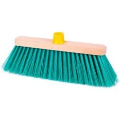 La Briantina Scopa Da Esterno Cortile Per Giardini E Pavimentazioni Ruvide, Con Setole Rigide, Larghezza 18.5 Cm, Attacco Del Manico Universale