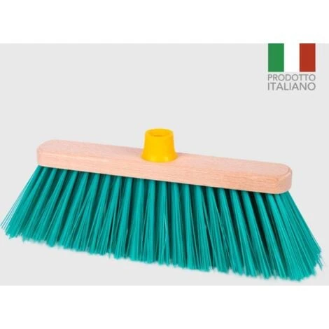 La Briantina Scopa Da Esterno Cortile Per Giardini E Pavimentazioni Ruvide, Con Setole Rigide, Larghezza 18.5 Cm, Attacco Del Manico Universale 6 La Briantina Scopa Da Esterno Cortile Per Giardini E Pavimentazioni Ruvide, Con Setole Rigide, Larghezza 18.5 Cm, Attacco Del Manico Universale - immagine 4