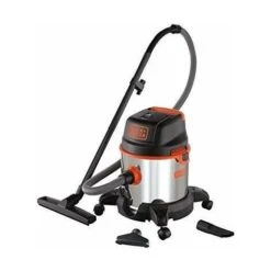 Black & Decker BLACK&DECKER ASPIRATORE SOLIDI E LIQUIDI BXVC20XE 20LT IN ACCIAIO CON ACCESSORI