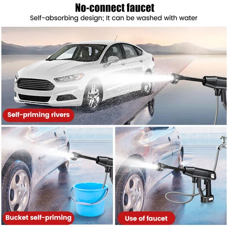 Idropulitrice A Batteria Idropulitrice A Batteria Per Auto Idropulitrice Per Auto Alimentata A Batteria 5L/min 4.5Mpa AUTSOME Con Tubo Da 5 M Senza Batteria (compatibile Con Makita 18V) 5 Idropulitrice A Batteria Idropulitrice A Batteria Per Auto Idropulitrice Per Auto Alimentata A Batteria 5L/min 4.5Mpa AUTSOME Con Tubo Da 5 M Senza Batteria (compatibile Con Makita 18V) - immagine 3