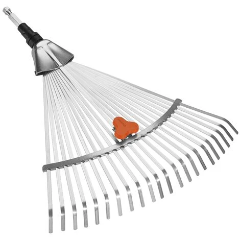 Scopa Per Erba In Acciaio Combisystem GARDENA 3103-20 3 Scopa Per Erba In Acciaio Combisystem GARDENA 3103-20