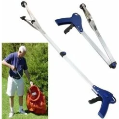 Pickup Pieghevole A Braccio Lungo RHAFAYRE/Rabber/Rabber Per Rifiuti Blu