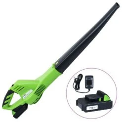 VIDAXL Soffiatore Per Foglie Cordless Con Batteria 20v 1500 Mah Li-ion