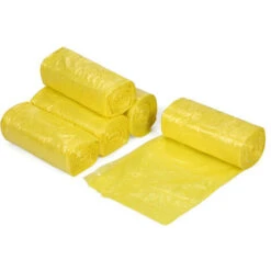 100 Sacchetti Di Plastica Sacchetti Per Rifiuti Sacchetti Per Rifiuti 5 Rotoli Sacchetti Per Rifiuti 18 -Pulizia Del Giardino 93428347 4