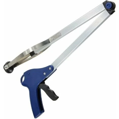 Pickup/pinza/morsetto Per Rifiuti Pieghevoli Blu A Braccio Lungo 4 Pickup/pinza/morsetto Per Rifiuti Pieghevoli Blu A Braccio Lungo - immagine 2