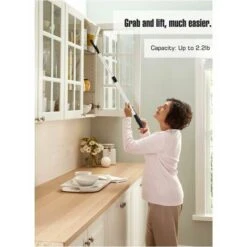 Morsetto Di Estensione Pieghevole Da 81 Cm, Strumento Di Aiuto Per Disabili In Alluminio Con Morsetto In Gomma Rotante, Estensione Del Braccio Lungo Per Raccoglitrice Di Rifiuti - Blu 10 Morsetto Di Estensione Pieghevole Da 81 Cm, Strumento Di Aiuto Per Disabili In Alluminio Con Morsetto In Gomma Rotante, Estensione Del Braccio Lungo Per Raccoglitrice Di Rifiuti - Blu -Pulizia Del Giardino 97072010 4