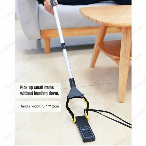 Strumenti Di Raccolta, Morsetto Di Estensione Pieghevole Da 81 Cm, Strumento Di Aiuto Per Disabili In Alluminio Con Morsetto In Gomma Rotante, Estensione Del Braccio Lungo Per Raccoglitrice Di Rifiuti 6 Strumenti Di Raccolta, Morsetto Di Estensione Pieghevole Da 81 Cm, Strumento Di Aiuto Per Disabili In Alluminio Con Morsetto In Gomma Rotante, Estensione Del Braccio Lungo Per Raccoglitrice Di Rifiuti - immagine 4