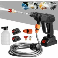 No Brand Idropulitrice A Doppia Batteria 88V Alta Pressione Portatile Lavaggio Auto